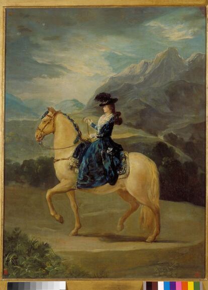 'María Teresa de Vallabriga a caballo', 1783/84.
