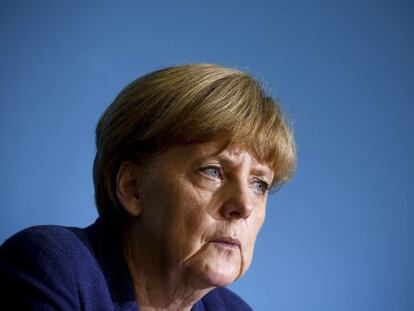 A chanceler alem&atilde;, Angela Merkel.