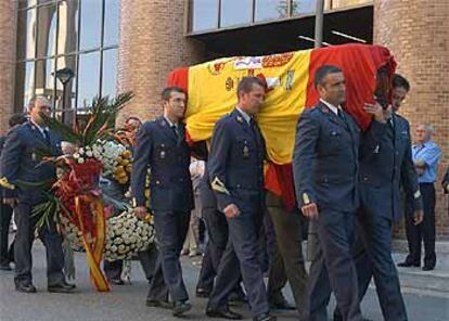 Imagen de uno de los 14 funerales celebrados en distintos puntos de Zaragoza.