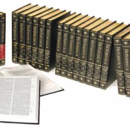 Un volumen de 32 conjunto de la Enciclopedia Británica