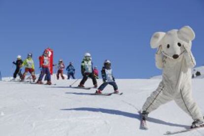 Niños en Grand Valira, Andorra.