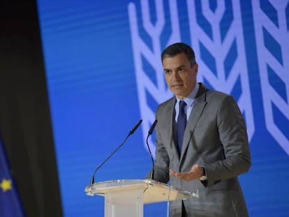 El presidente del Gobierno, Pedro Sánchez, presenta el PERTE agroalimentario en Fenavin.
