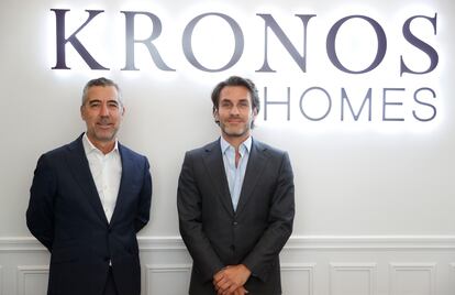 Rui Meneses, consejero delegado de la promotora Kronos Homes (izquierda), y Saïd Hejal, fundador y consejero delegado de Kronos Real Estate.