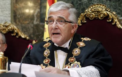 El presidente del Poder Judicial, Gonzalo Moliner.