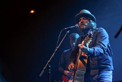 Jeff Tweedy, líder de Wilco, en el Circo Price de Madrid.