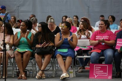 Asistentes a una jornada biling&uuml;e sobre salud reproductiva en Phoenix, Arizona, el pasado d&iacute;a 5.