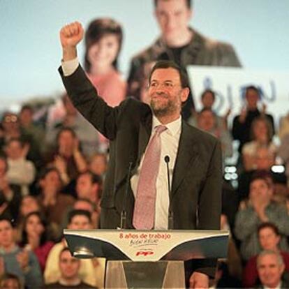 Mariano Rajoy, durante una convención nacional del PP.