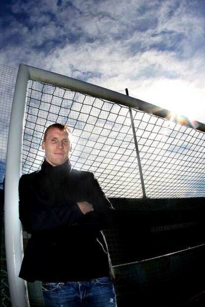 Mathieu, el pasado lunes en la ciudad deportiva de Paterna.