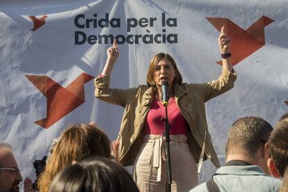 La presidenta del Parlamento de Cataluña Carme Forcadell.