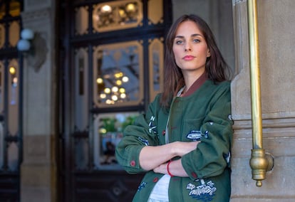 Singer-Songwriterin und Schauspielerin Sophie Auster, letzten Freitag in Pamplona.