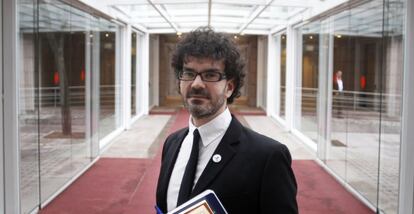 Eddy Sánchez, en la Asamblea de Madrid.