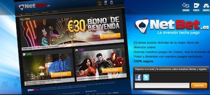 P&aacute;gina web de NetBet