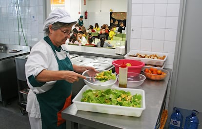 Precio comedor escolar en Cataluña
