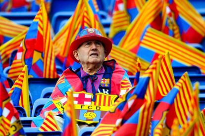 El Camp Nou antes de la final