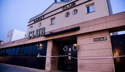 Club Saratoga, clausurado por la policía.
