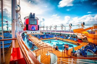 Barco de Disney Cruise Line.