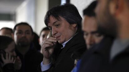 Máximo Kirchner, hijo de la presidenta argentina.