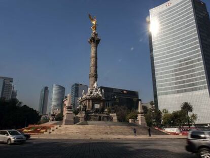 O paseo de la Reforma e Anjo da Independência