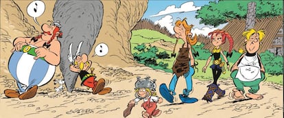 Una viñeta de 'La hija de Vercingétorix'.
