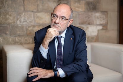 Jaume Duch, consejero de Unión Europea i Acción Exterior del Govern de la Generalitat, en Barcelona.