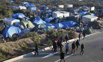 Una imagen de las afueras de Calais, el 2 de octubre de 2015.