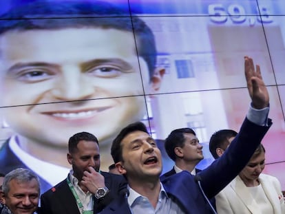 El vencedor de las elecciones ucranianas, Volodymyr Zelenskiy.