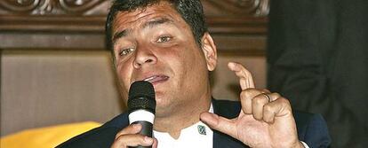 El presidente de Ecuador, Rafael Correa