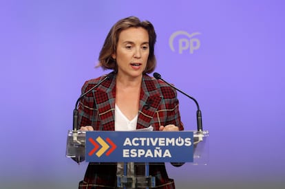 Cuca Gamarra, actual vicesecretaria de Política Sectorial del PP y próxima portavoz parlamentaria. 