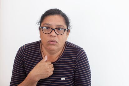 Olesia Muñoz Pavón, de 52 años, fue una de las personas que llegaron el pasado 5 de septiembre de 2024 a la Ciudad de Guatemala.