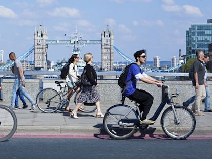 Londres tiene previsto invertir 100 millones de euros en su red ciclistas urbana en los próximos 10 años.