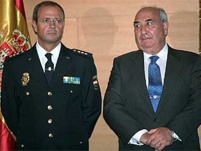 Francisco Javier Ansuátegui (a la derecha), con Miguel Ángel Fernández Rancaño, en junio pasado.