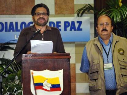 El segundo jefe de las FARC, Luciano Marín, en La Habana.