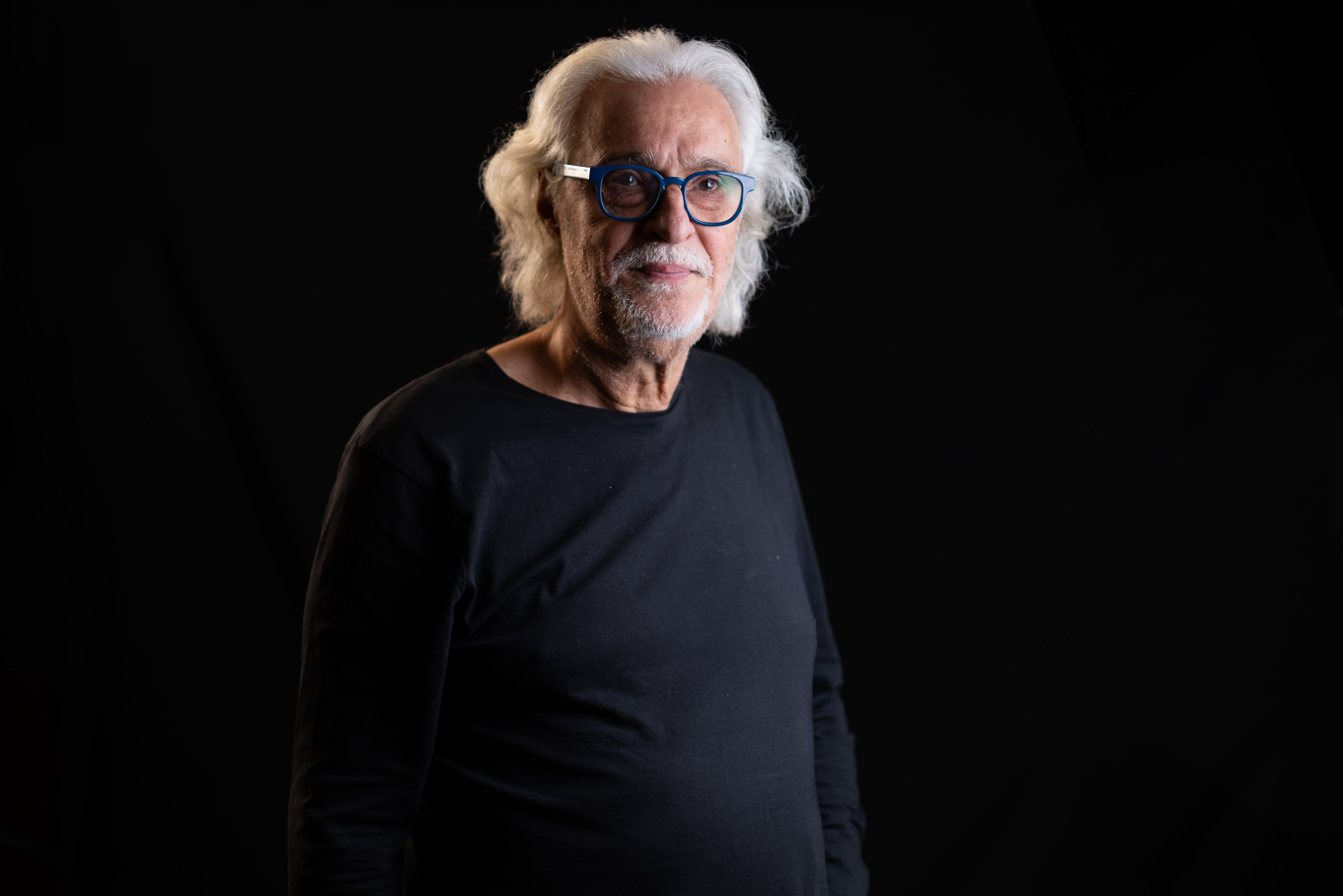 Antonio García Teijeiro en la FIL Guadalajara, el 1 de diciembre.