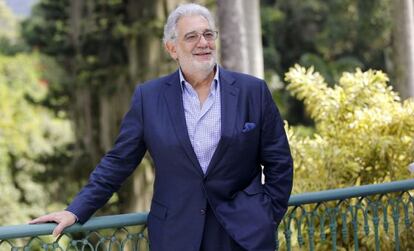 El tenor Plácido Domingo.