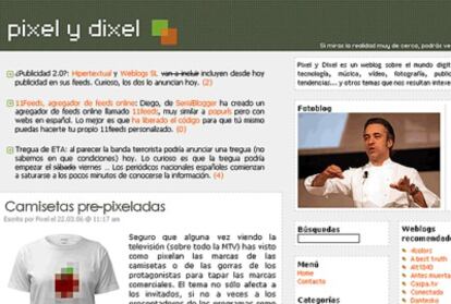 Un diseño limpio y contenidos constantemente actualizados hacen de Pixelydixel.com uno de los blogs en castellano sobre tecnología más visitados.
