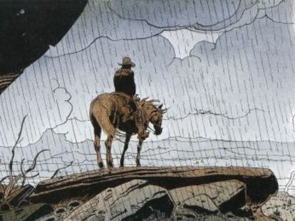 Una viñeta de 'Blueberry' del dibujante Jean Giraud.