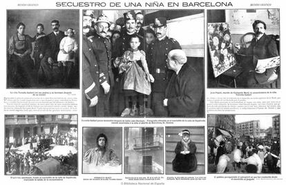 Recorte de prensa de la época sobre el caso de Enriqueta Martí.