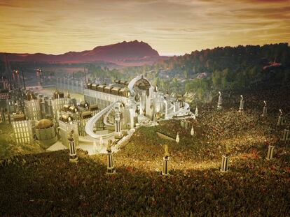 Imagen del escenario principal de 'Tomorrowland Around the World'.