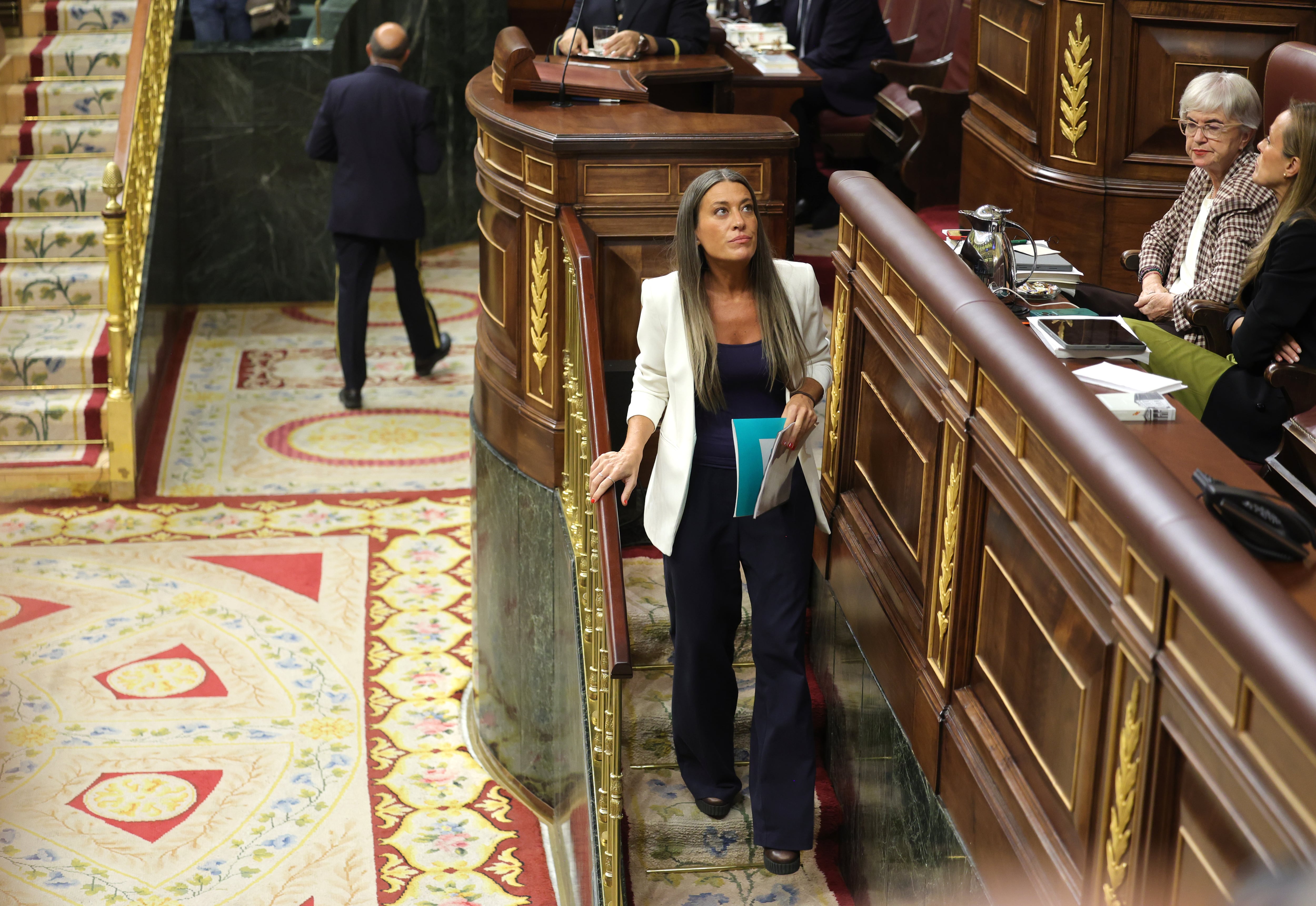 La portavoz de Junts en el Congreso, Miriam Nogueras, el 2 de octubre.