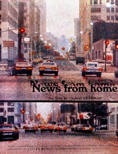 Cartel de la película 'News from home' del belga Chantal Akerman