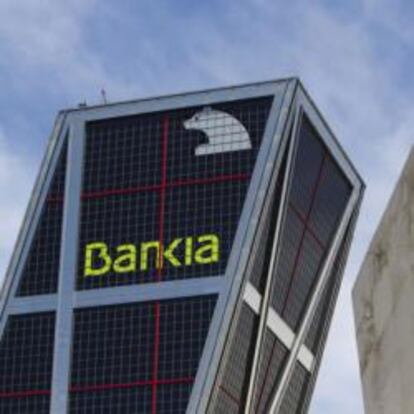 Sede principal del grupo Bankia, en la madrileña plaza de Castilla.