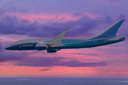 El 7E7 Dreamliner de Boeing.