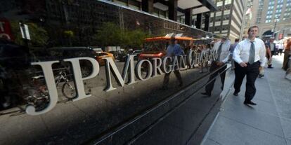 Vista de las sede de JP Morgan Chase en Nueva York.