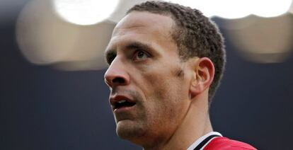 El defensa del Manchester United,  Rio Ferdinand