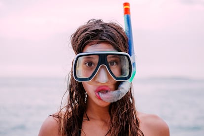 Las gafas evitarán que te piquen los ojos bajo el agua y te ayudarán a ver mejor.