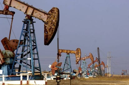Un campo petrol&iacute;fero en Texas (EE UU)
