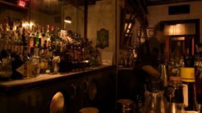 Bar Delmano Hotel, en Williamsburg (Brooklyn).