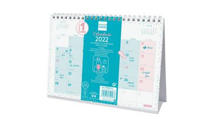 Calendario 2022 Finocam, varios colores