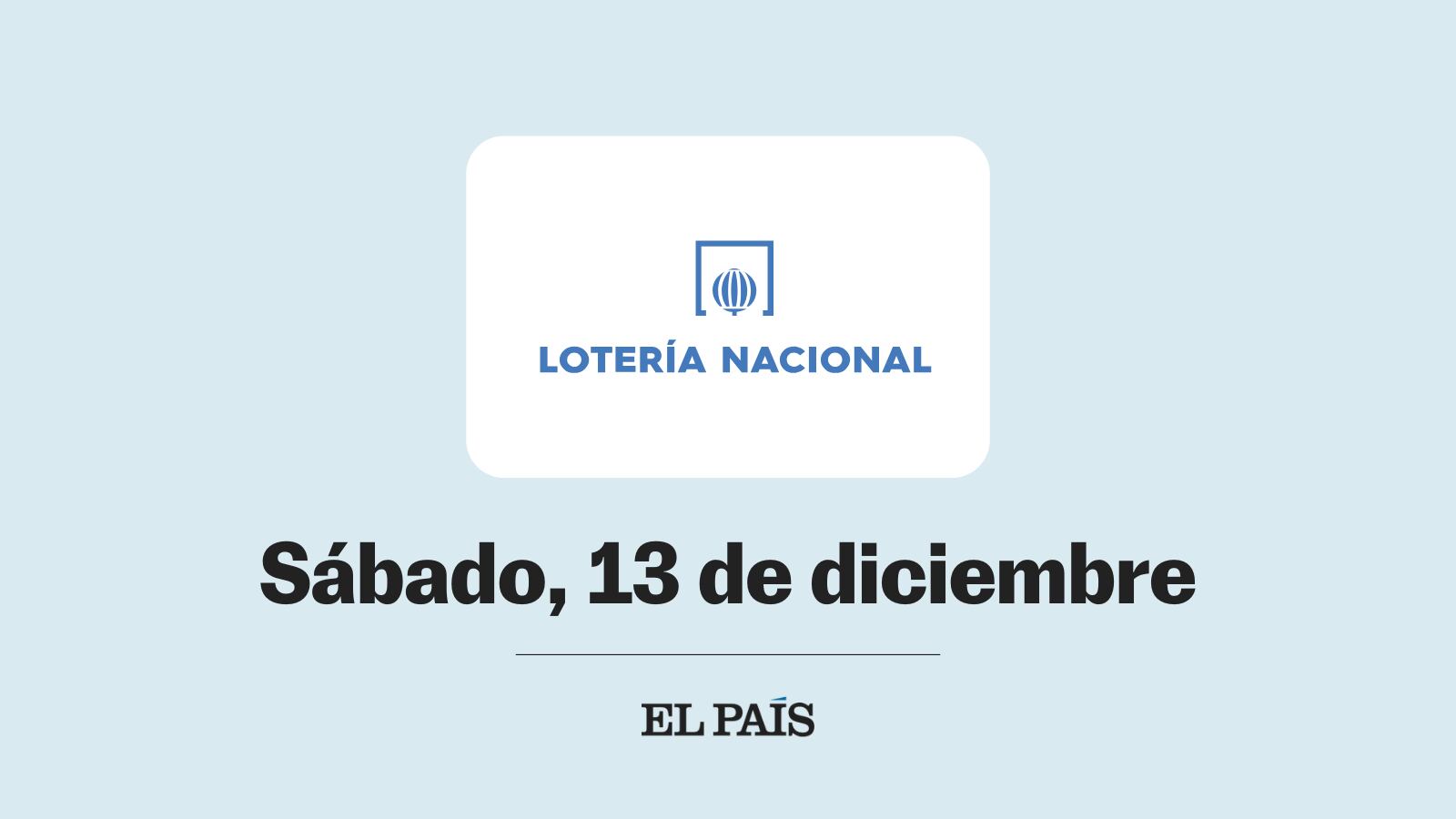 Lotería Nacional: comprobar sorteo del sábado 13 de diciembre