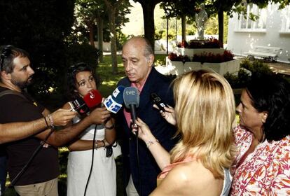 Jorge Fern&aacute;ndez D&iacute;az este viernes en Fitero (Navarra).